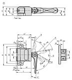 Side clamps, Form C