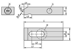 Clamp straps with force sensor