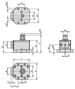 Side clamps automation compatible