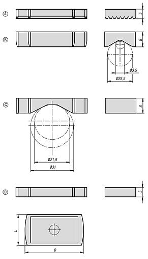 Kit de patins pour tendeur compact