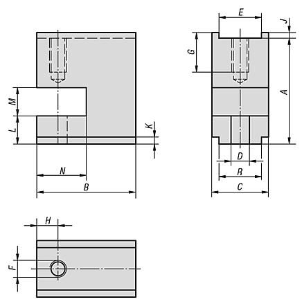 Riser blocks form P
