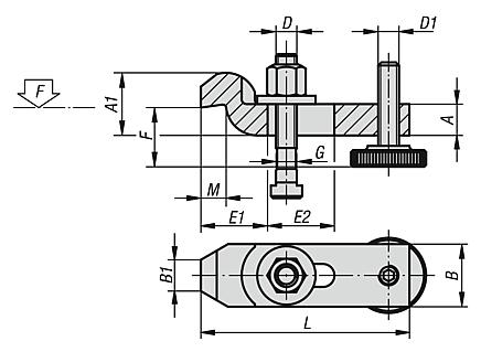 Clamp strap assemblies goose-neck