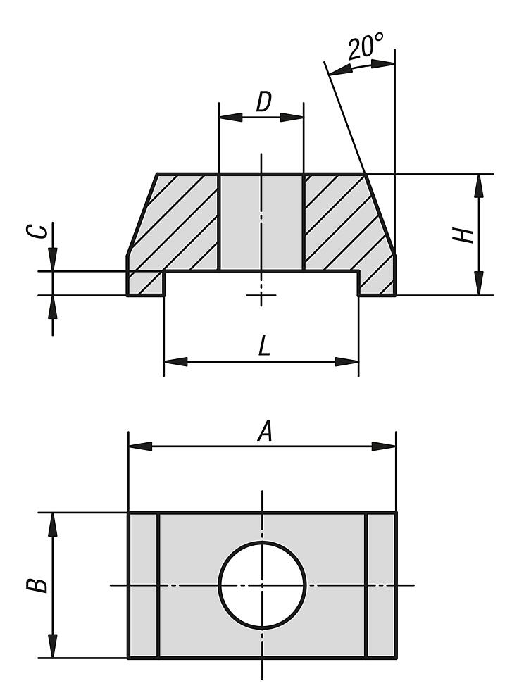 Minigrampos bilaterais