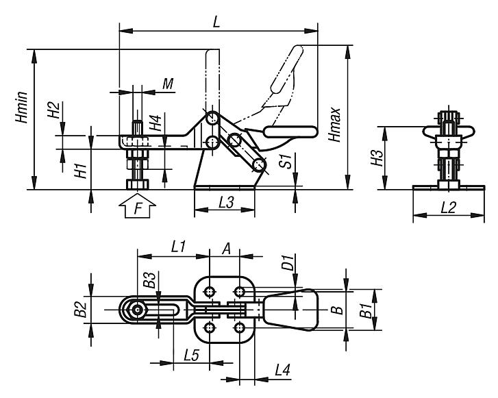 Toggle mini clamps