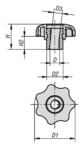 Star grips quick-acting