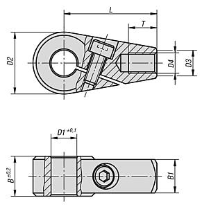 Clamp hubs