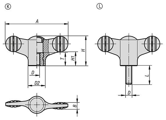 Wing grips