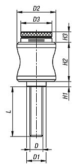 Torque grips precision version, external thread