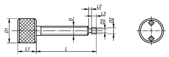 Parafusos de torque com acoplamento de ranhuras