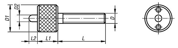 Vis dynamométrique à doigt d’appui