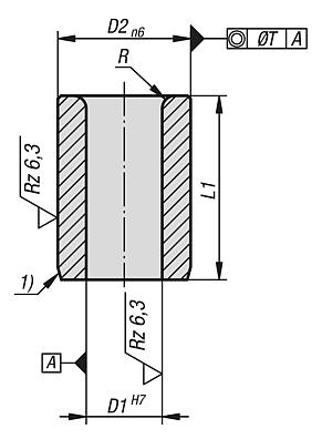 Punch guide bushes DIN 9845 Form C