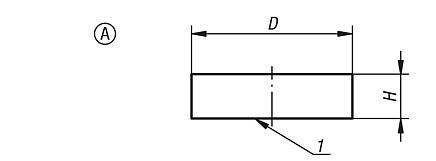 Imanes planos de NdFeB, forma A