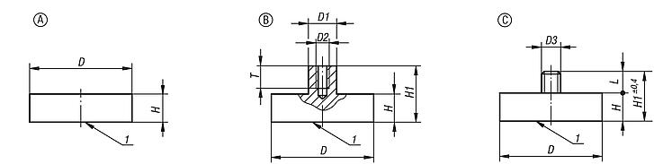 Aimant plat en NdFeB