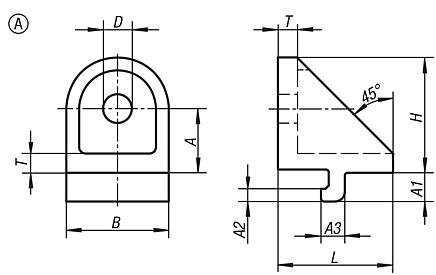 Clamping angle Form A