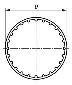 Aluminium profiles D50 Type I, tube