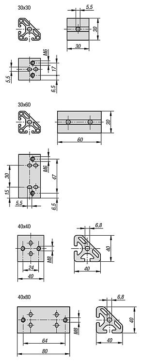 Angle elements T1 Type I