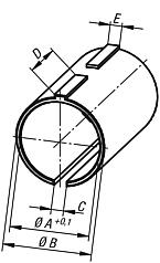 Reducer sleeves for round tubes