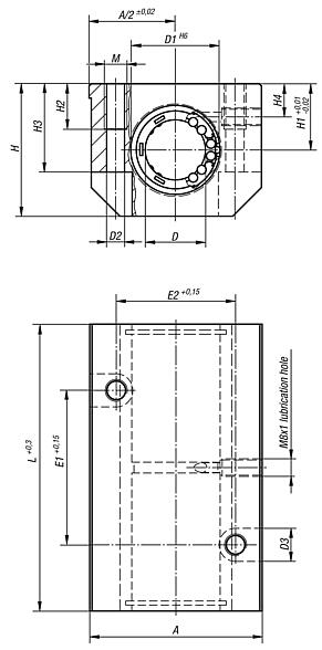 Linear housing units tandem, closed