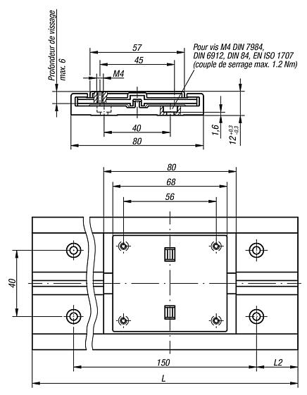 Guidage linéaire DryLin® N