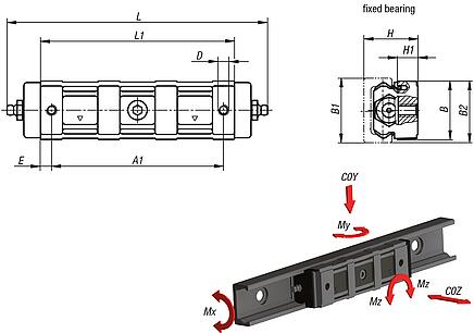 Fixed bearings