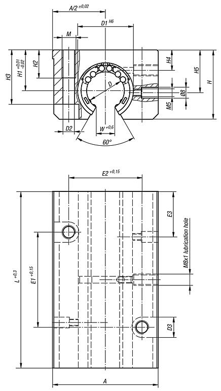 Linear housing units tandem, open