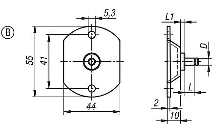 Round brackets, Form B