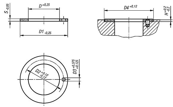 Thrust washers plastic