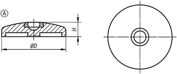 Swivel feet plates, Form A