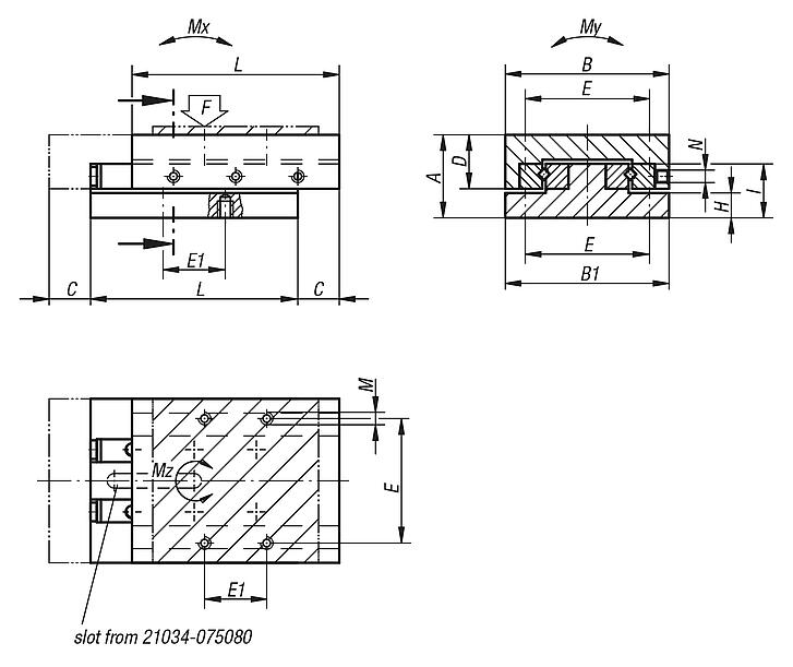 Precision slides roller mounted