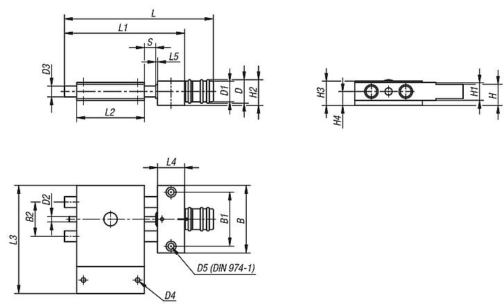 Table croisée courte, Forme A