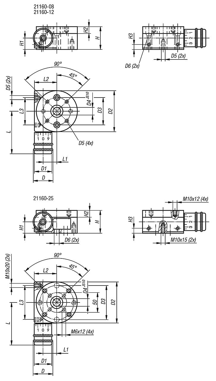 Rotary positioning stages