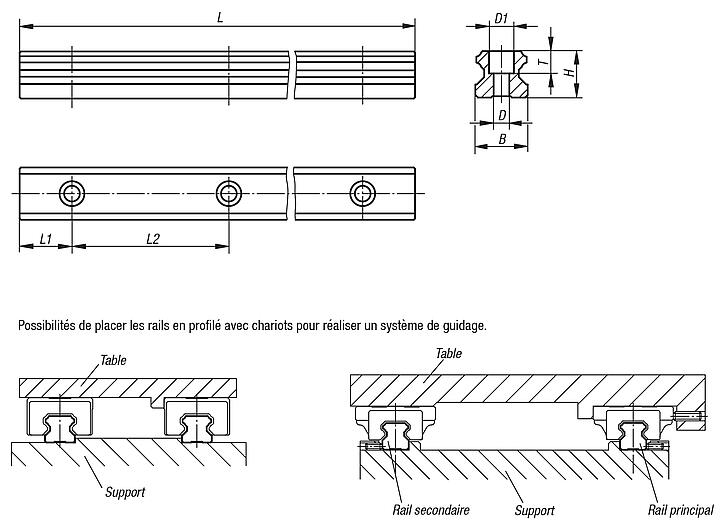 Rail de guidage