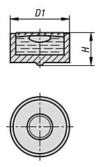 Bullseye level body plastic