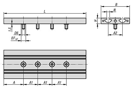 T-slot tables