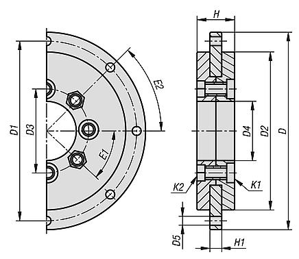 Plain bearings for rotary stages