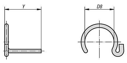 Circlips for ball seatsDIN 71805