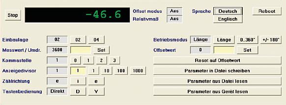 Software para indicador de posição