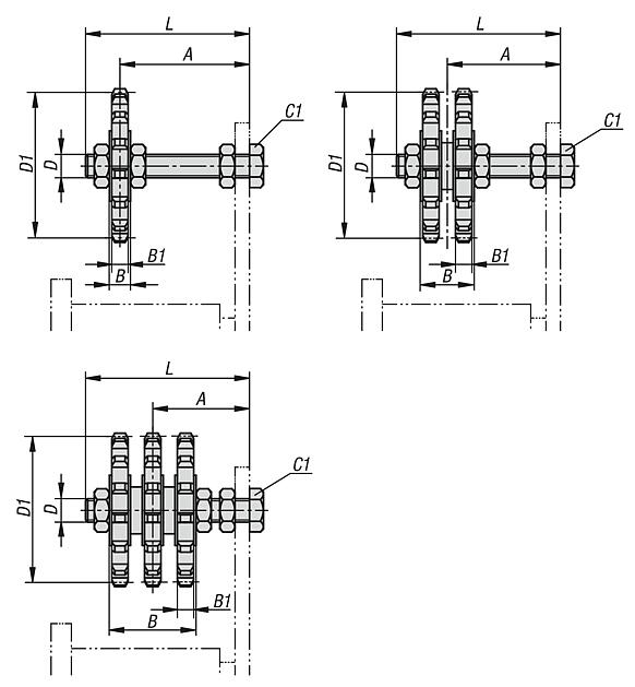 Sprocket sets