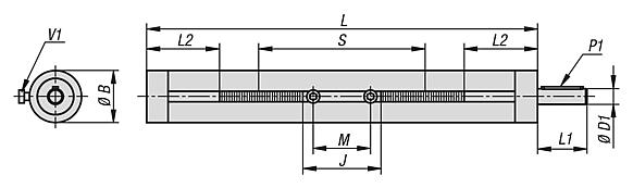 Linear actuators, stainless steel