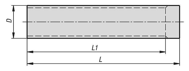 Splined shafts, T2,5 profile