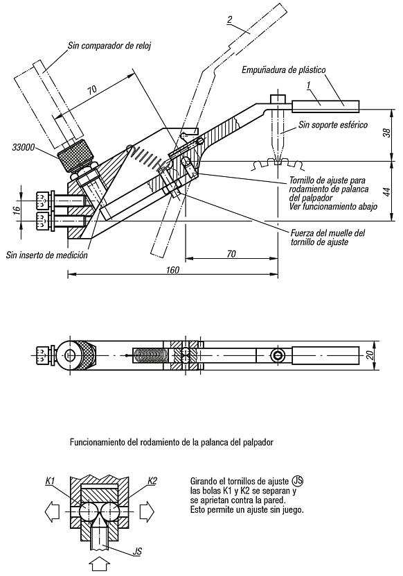 Elementos de medición para ruedas dentadas