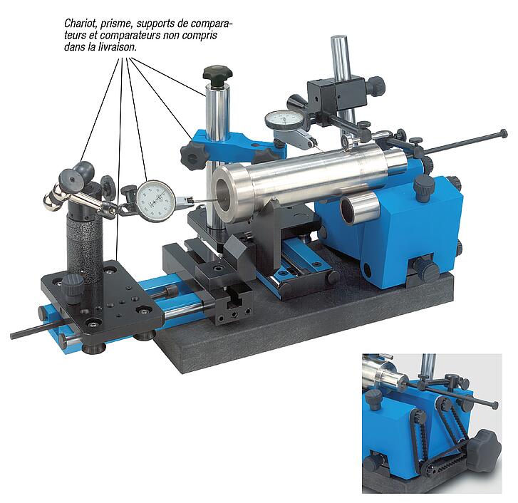 Appareil de contrôle de concentricité réglable Ø max. 80 mm