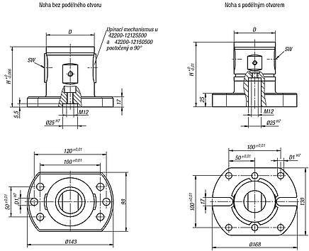 5osý základní modul UNILOCK velikost systému 80 mm