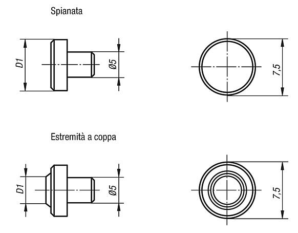 Pin di bloccaggio
