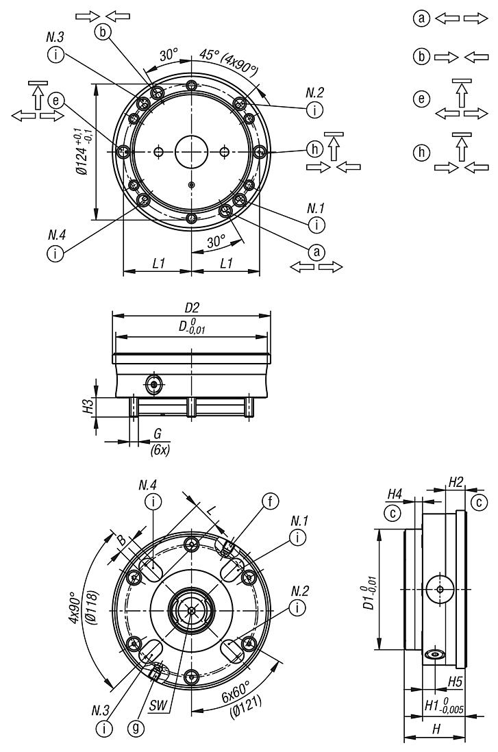 Modulo di serraggio UNILOCK 
ASM 138