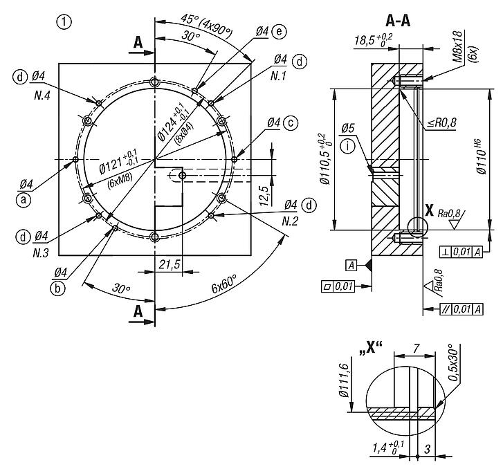Modulo di serraggio UNILOCK 
ASM 138