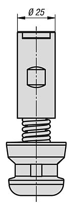 UNILOCK centring clamping bolt size 80 mm