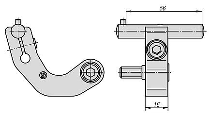 Stop set for 3 and 5-axis clamping systems