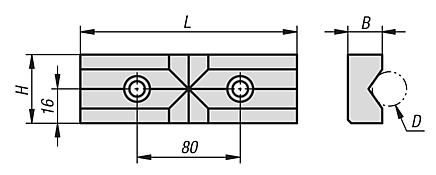 Prism jaw pads for NC vice