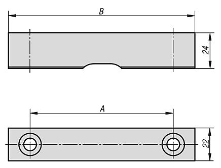 Jaw plates smooth for center jaw